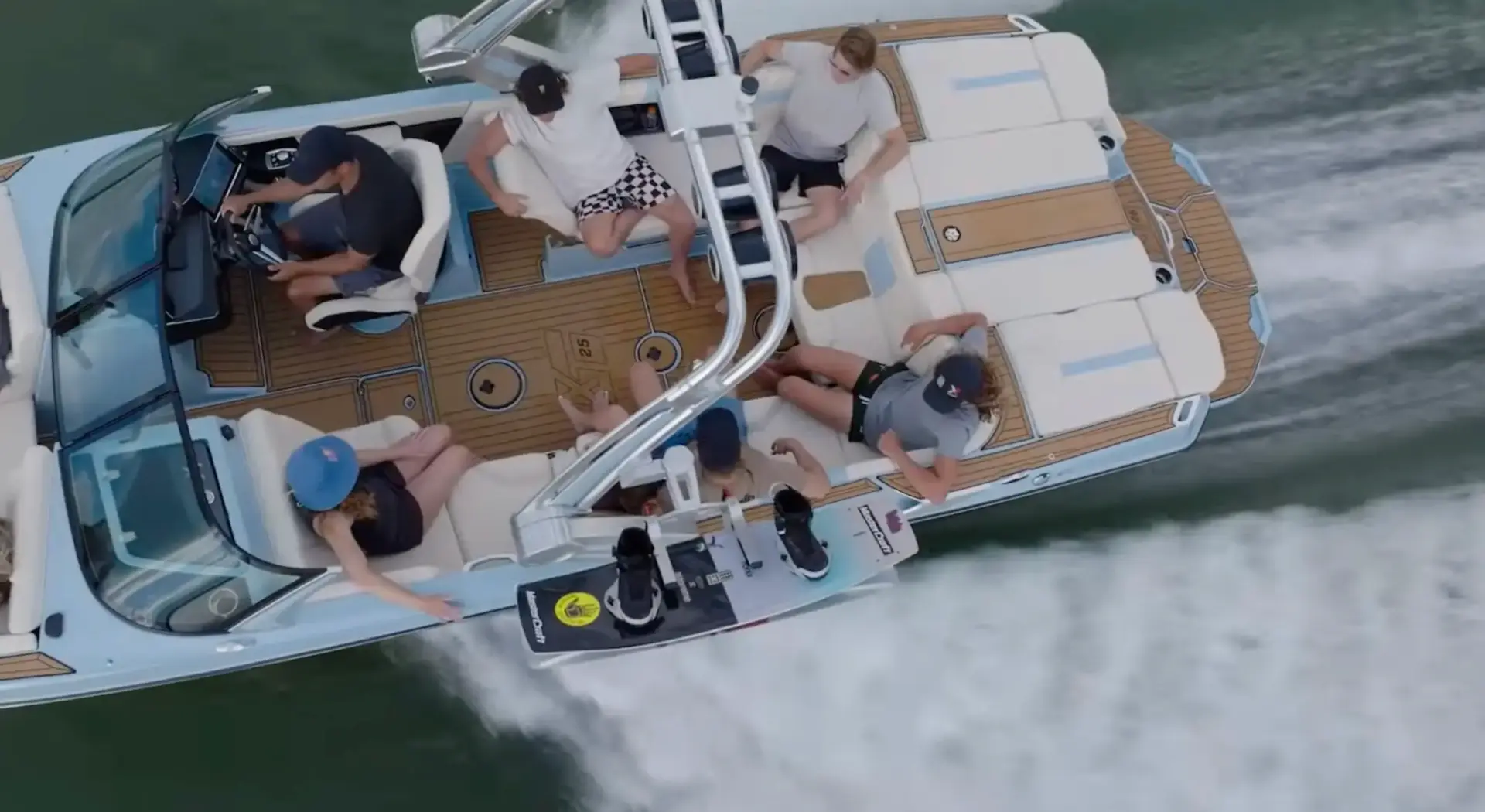 Lake Norman boat rental on the water